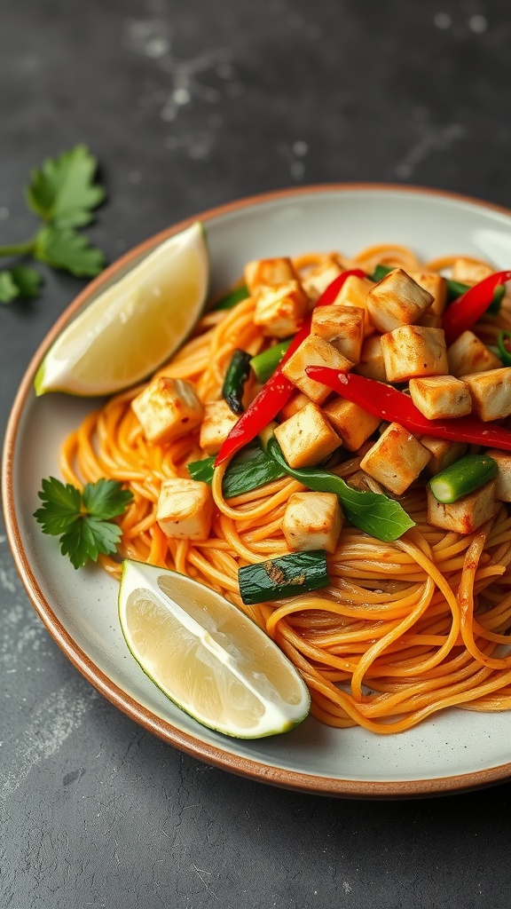 20 Delicious Malaysian Vegetarian Dishes You Must Try 42 Plate of Vegetarian Mee Goreng with tofu and vegetables